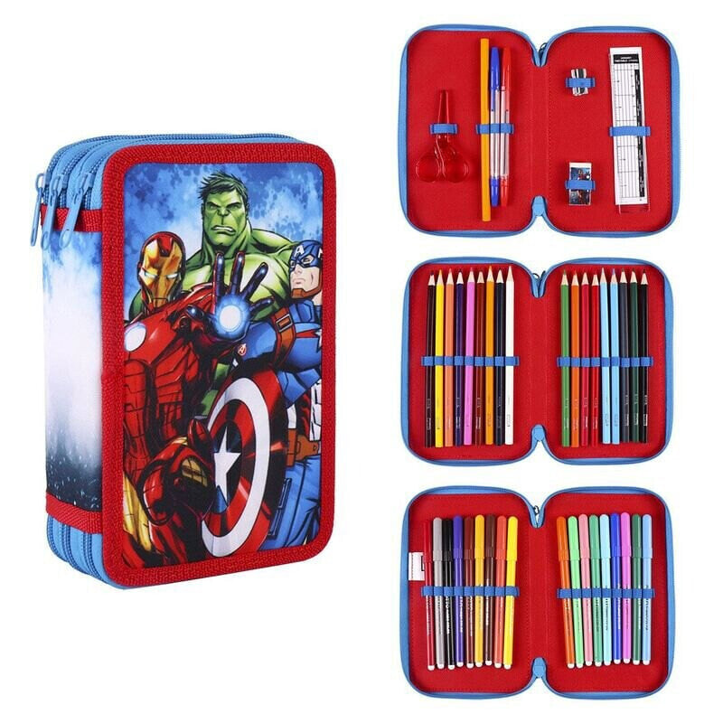 CERDA GROUP The Avengers Triple Pocket Pencil Case Marvel