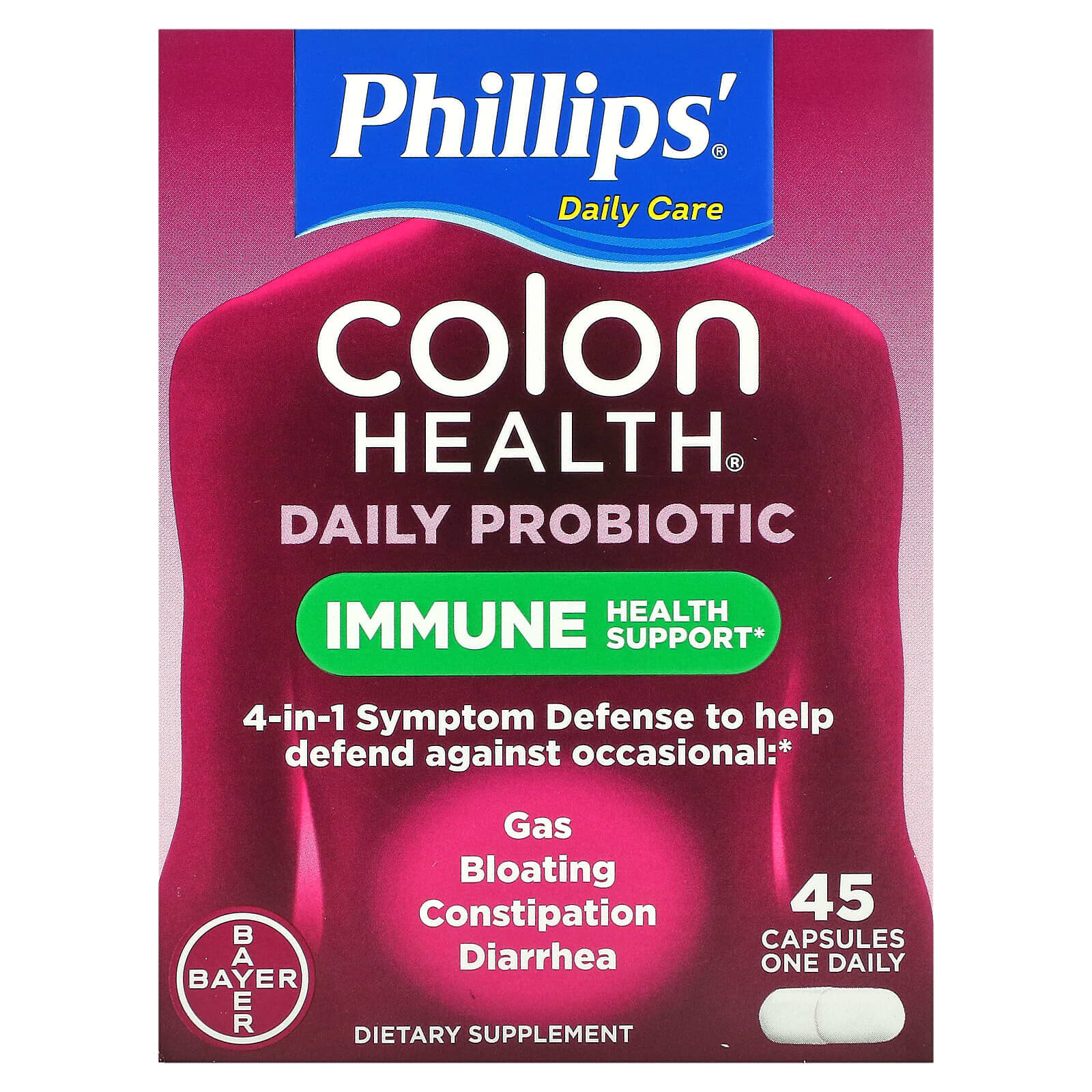 Colon Health Daily Probiotic, 45 Capsules