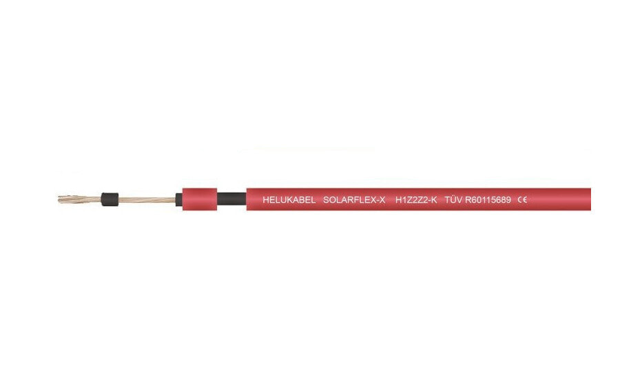 HELUKABEL 713545, Кабель низкого напряжения, Красный, Купер, IEC 60228 класс 5, 1500 В, 100 м