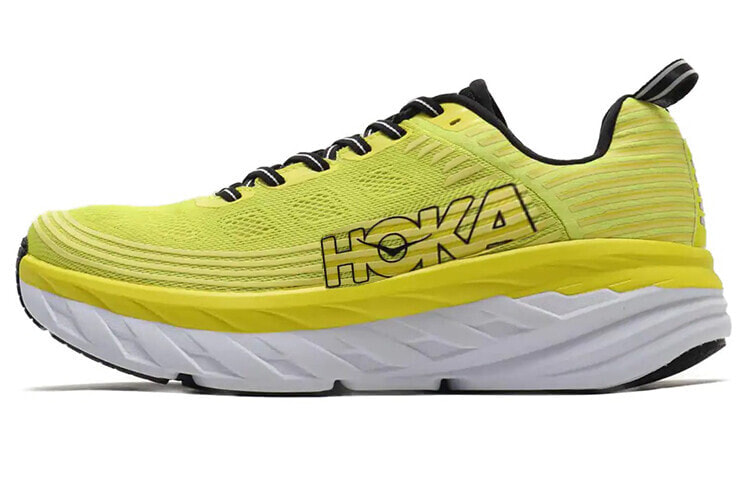 HOKA ONE ONE Bondi 6 低帮 跑步鞋 男款 黄色 / Кроссовки HOKA ONE ONE Bondi 6 1019269-CATH