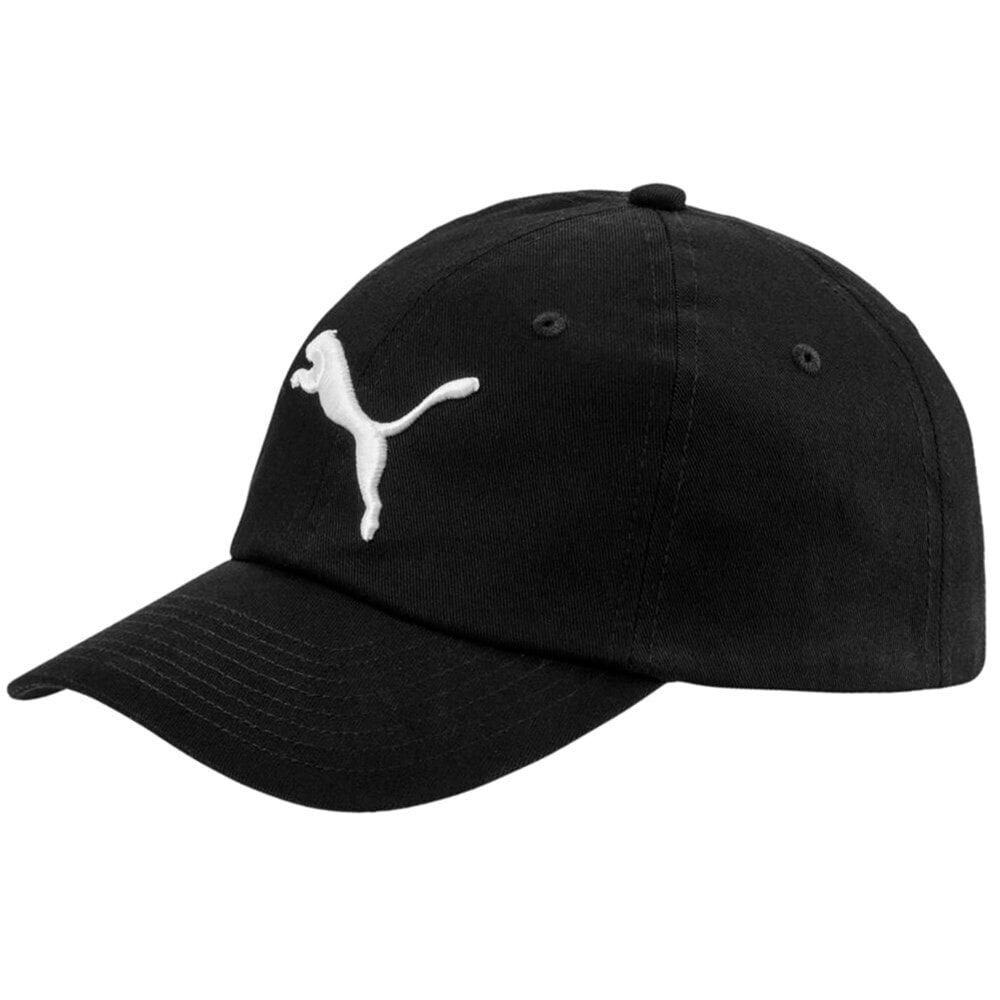 Мужская бейсболка черная с логотипом Puma Ess Cap U