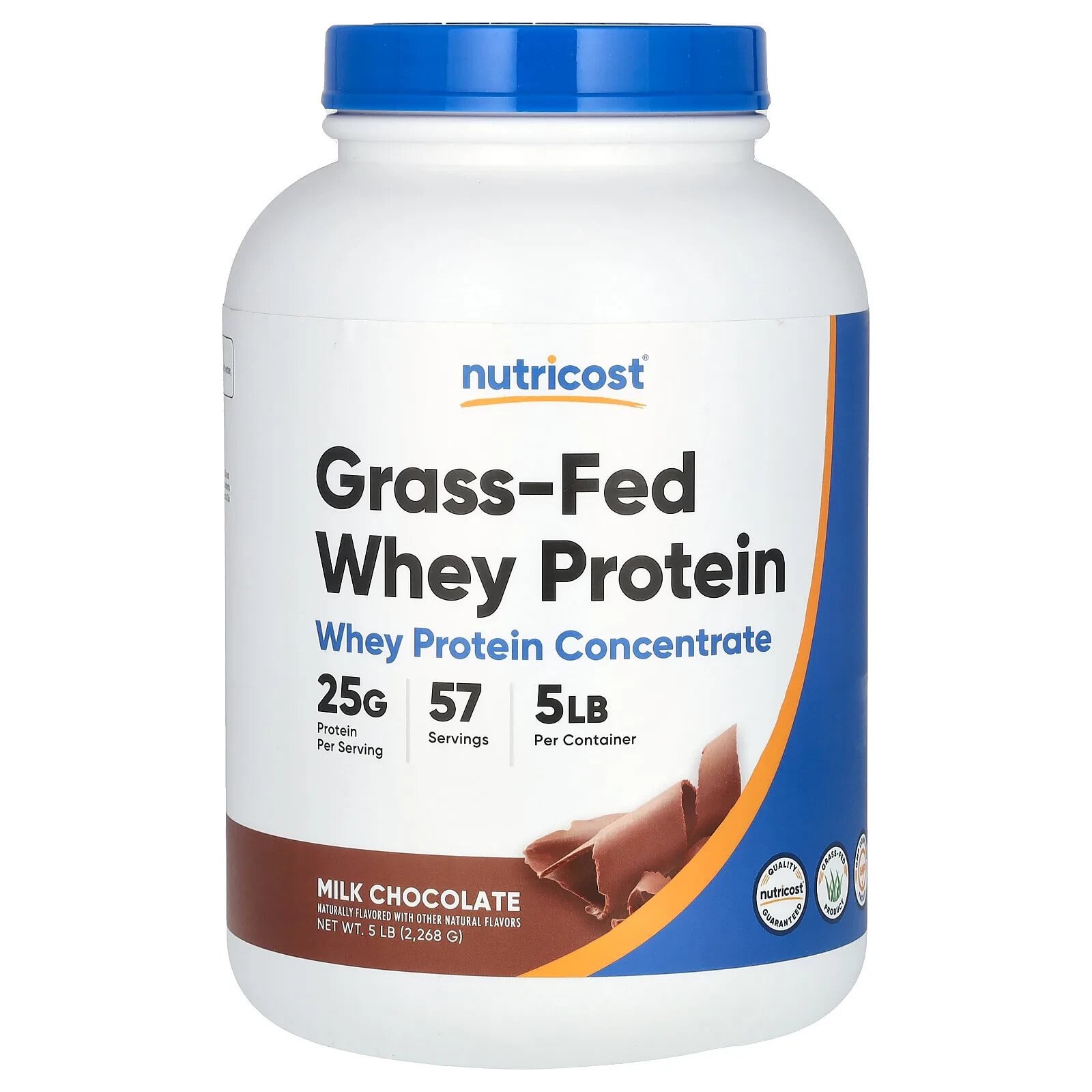 Grass-Fed Whey Protein, Unflavored , 2 lb (907 g)