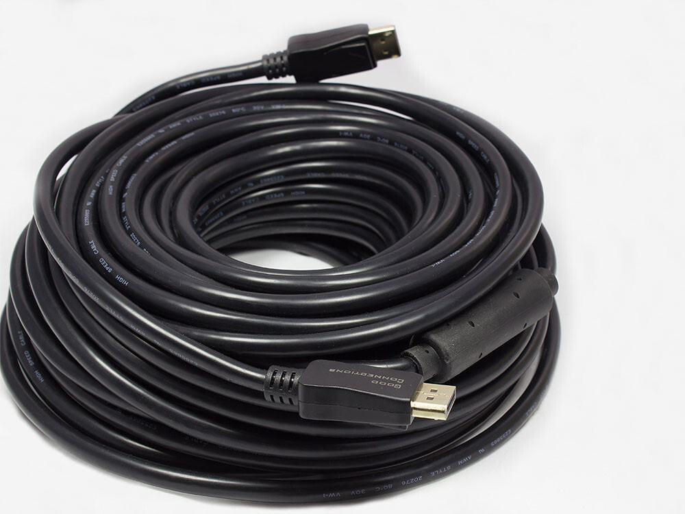 Alcasa 4810-150G DisplayPort кабель 15 m Черный