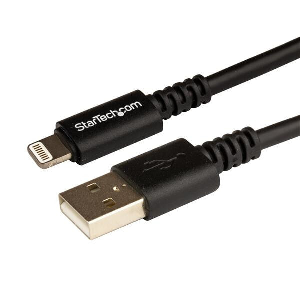 StarTech.com USBLT3MB кабель с разъемами Lightning 3 m Черный