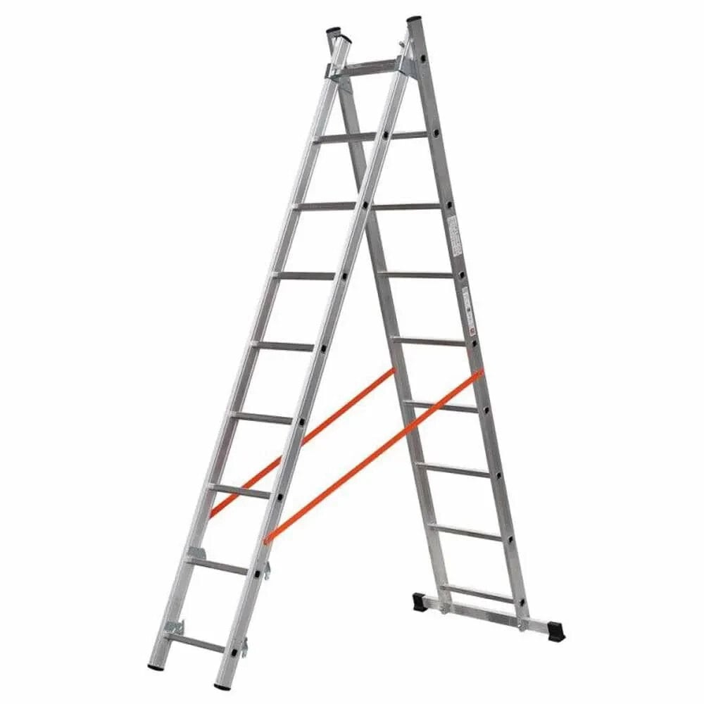 GIERRE Modula 2x9 Steps Extendable Aluminum Ladder