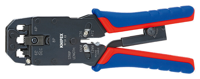 Инструмент для опрессовки штекеров Knipex 97 51 12 KN-975112