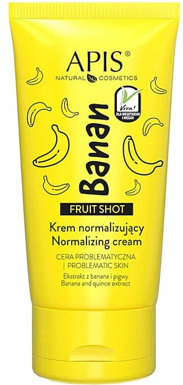 Gesichtscreme mit Bananenduft - Apis Professional Fruit Shot Normalizing Cream Banana