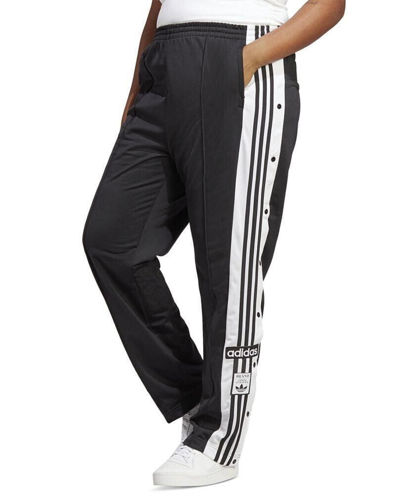 adidas plus Size Adibreak 3-Stripes Snap-Leg Joggers