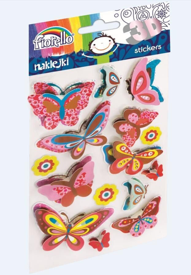 Набор наклеек для детского творчества Fiorello Naklejki dekoracyjne 3D