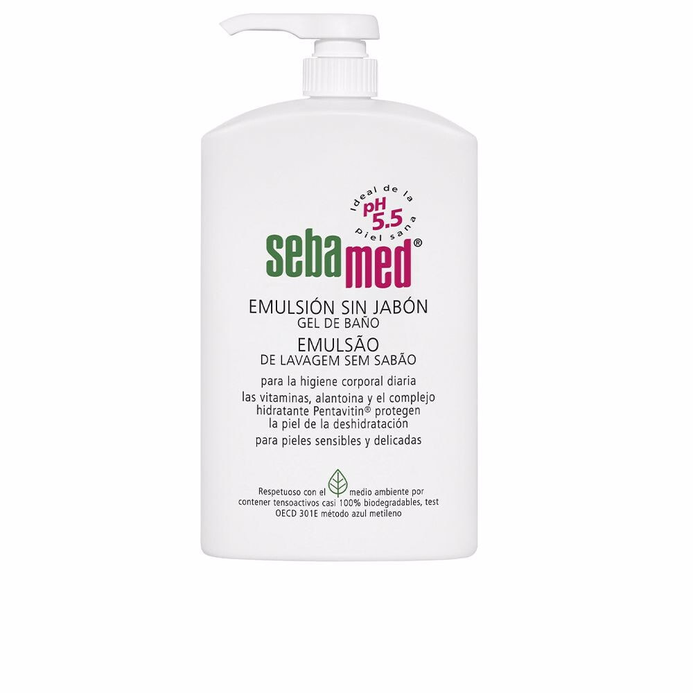 Sebamed Emulsion No Soap Гель для душа с аллантоином и витаминами для чувствительной кожи  1000 мл