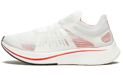 Nike Zoom Fly SP Breaking 2 低帮 跑步鞋 男款 白红 厚底 / Кроссовки Nike Zoom Fly AJ9282-106