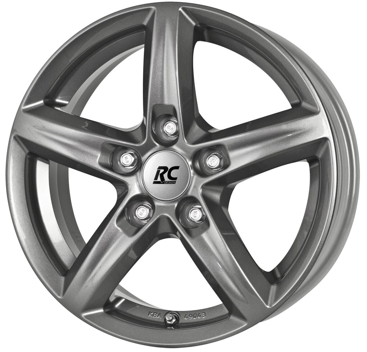 Колесный диск литой RC-Design RC24 titan-metallic lackiert 6.5x16 ET33 - LK5/112 ML57.1