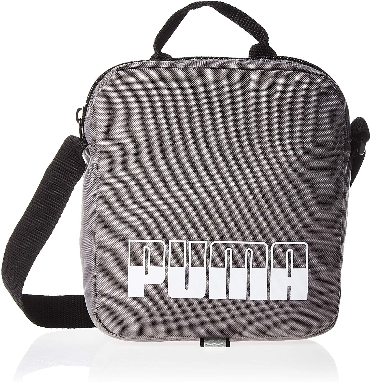 Мужская сумка через плечо спортивная тканевая маленькая планшет серая PUMA Unisex Nk Heritage S Smit Gym Bag, Medium Olive/Medium Olive/(Lt Orewood BRN), MISC