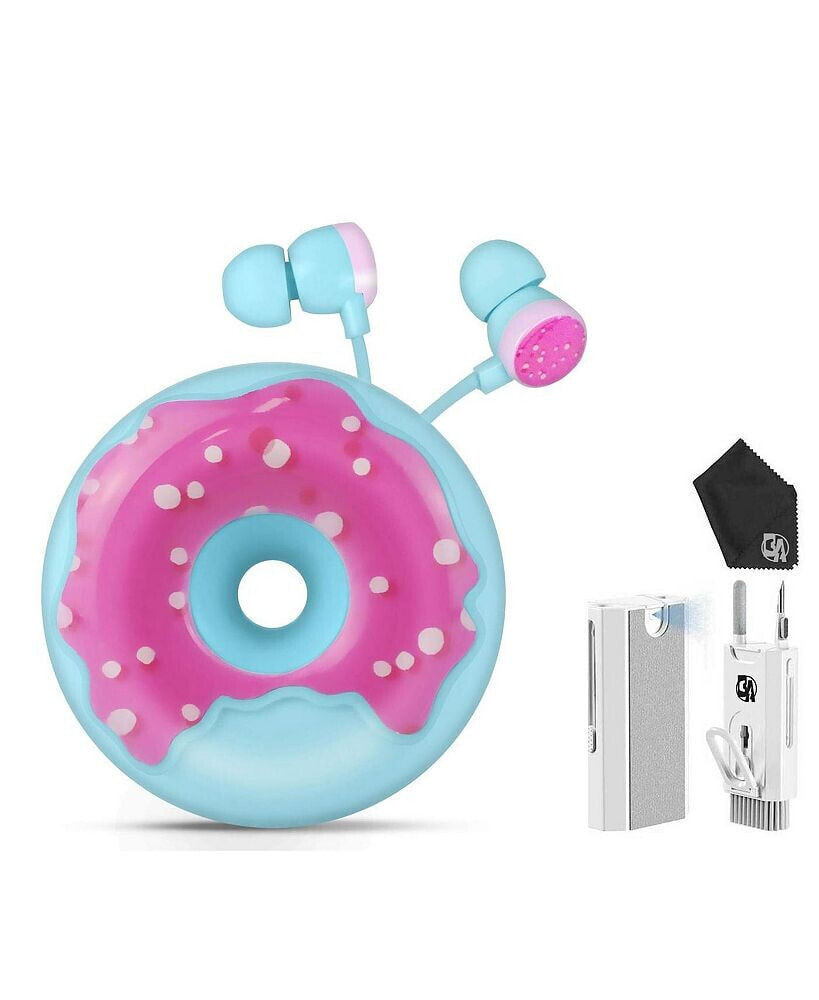 BOLT AXTION donut Cute Ear bud & in-Ear Headphones Wired Gift for School Girls and Boys
