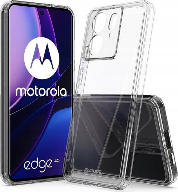 Crong Crong Crystal Shield Cover - Etui Motorola Edge 40 (przezroczysty)