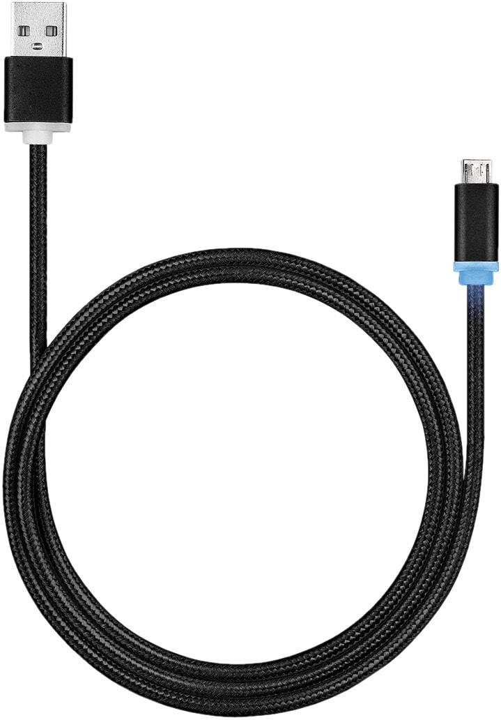 ROLINE 11.02.8318 USB кабель 1 m 2.0 USB A Micro-USB B Черный