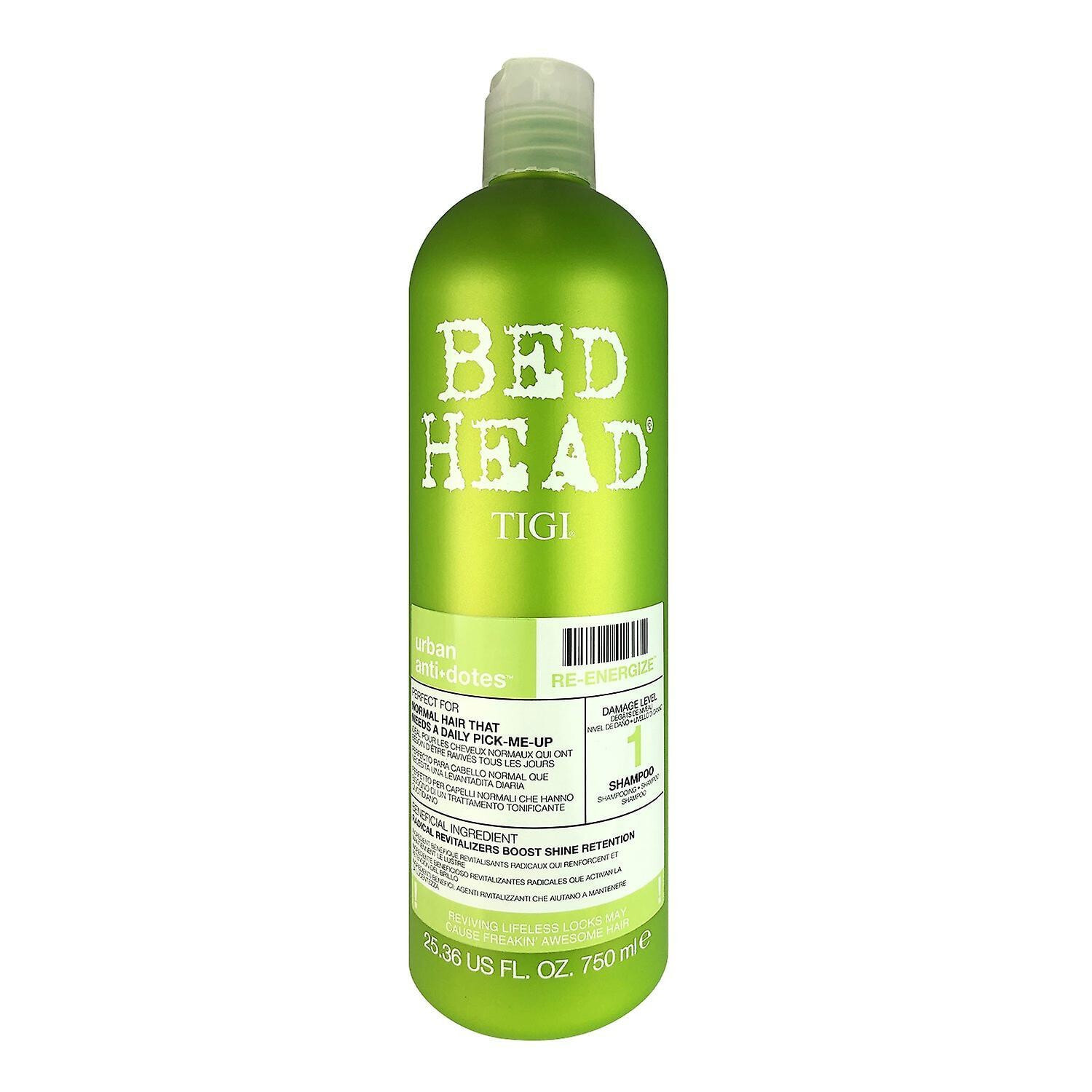 TIGI Bed Head Urban Antidotes Re-Energize Shampoo Шампунь для нормальных волос 750 мл