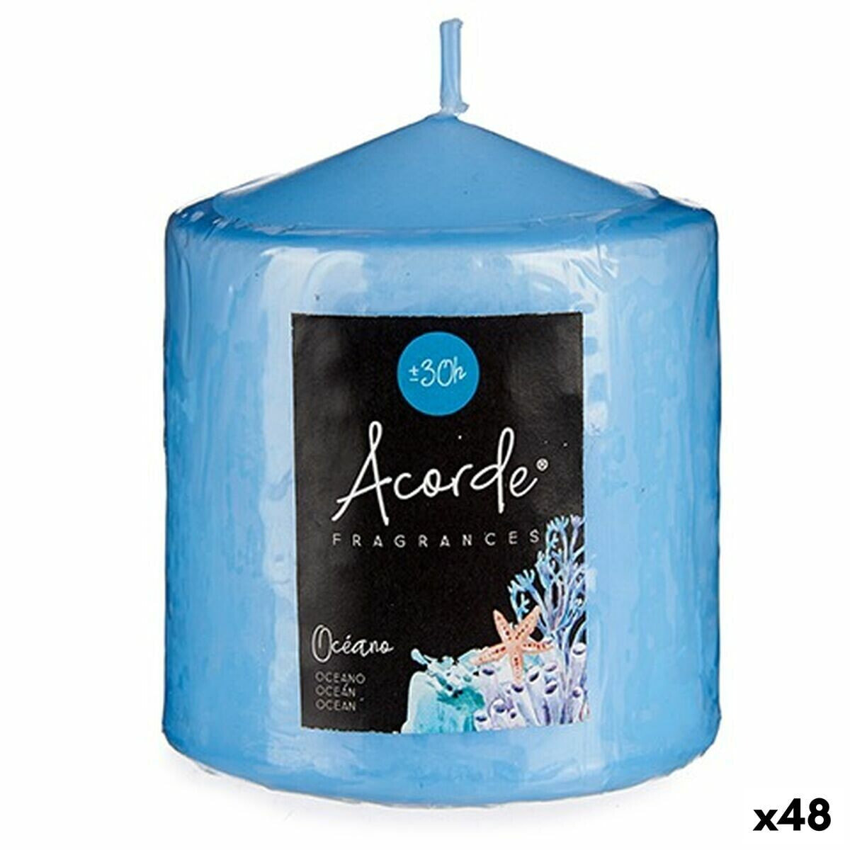 Ароматизированная свеча Океан Синий 7 x 8 x 7 cm (48 штук)