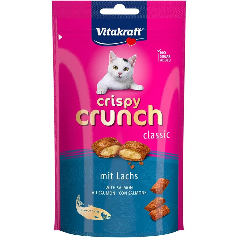 VITAKRAFT Crispy Crunch Salmon cat treat 60g