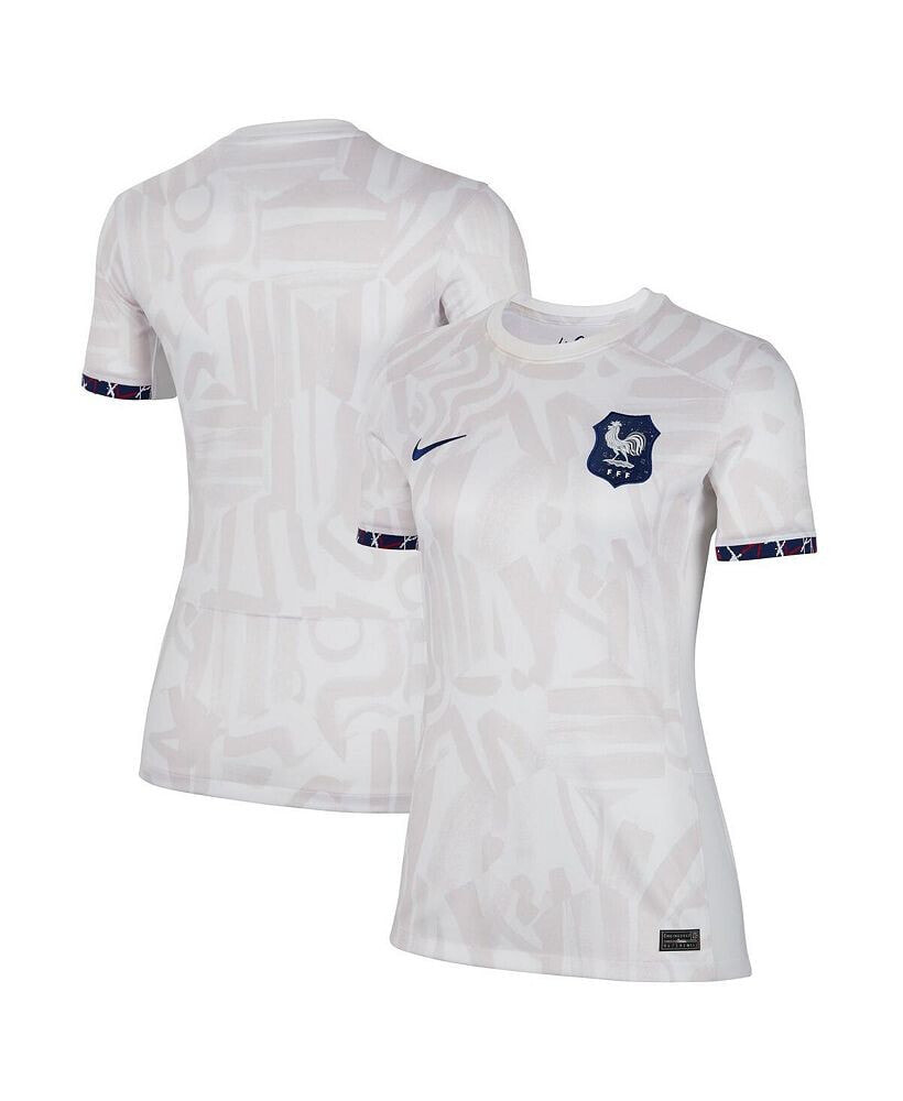Nike women's White France Women's National Team 2023 Away Stadium Replica Jersey