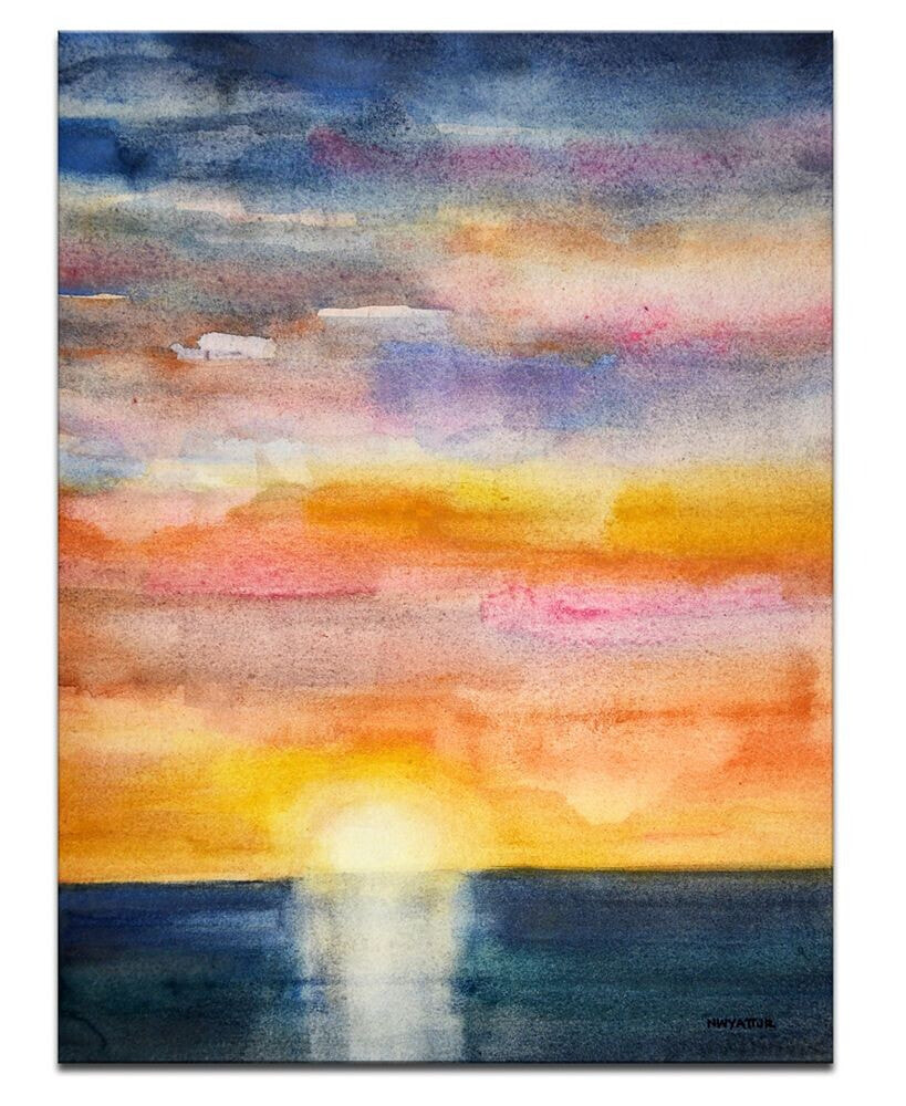 'Beautiful Sunset' Canvas Wall Art, 30x20