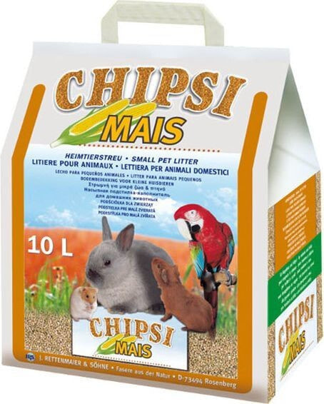 Наполнитель и сено для грызунов Chipsi ŚCIÓŁKA CHIPSI MAIS 10l-4.6kg KUKURYDZIA