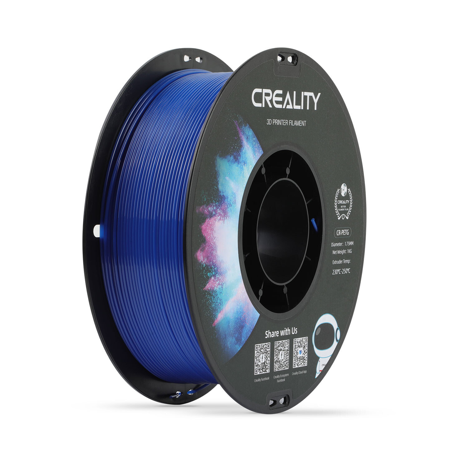 Filament PETG Blau 1.75 mm 1 kg