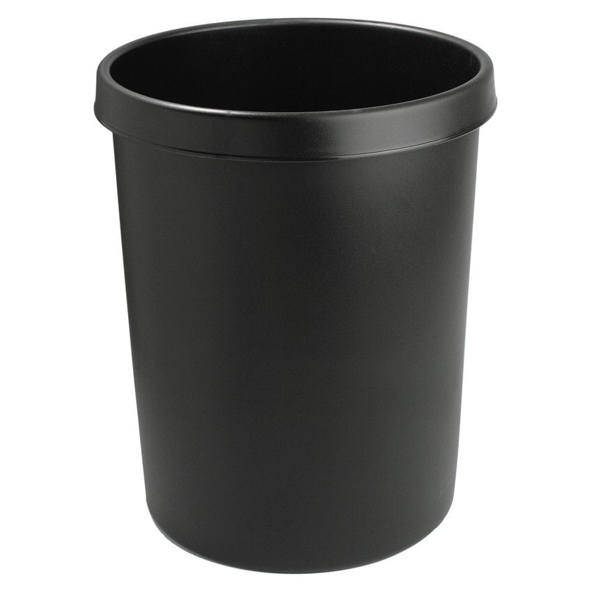 Helit H6106295 мусорный контейнер Круглый Черный Пластик