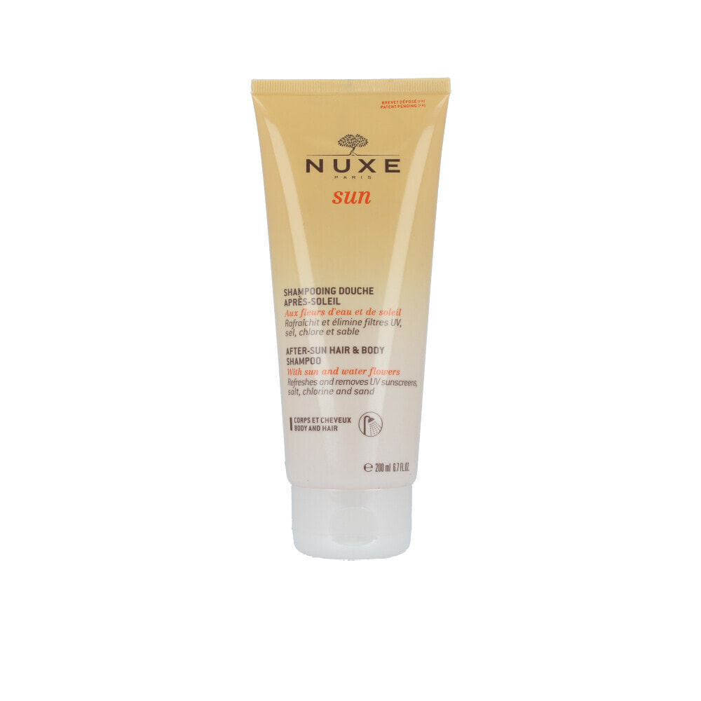 Nuxe After Sun Hair And Body Shampoo  Питательный шампунь для волос и тела после солнца 200 мл