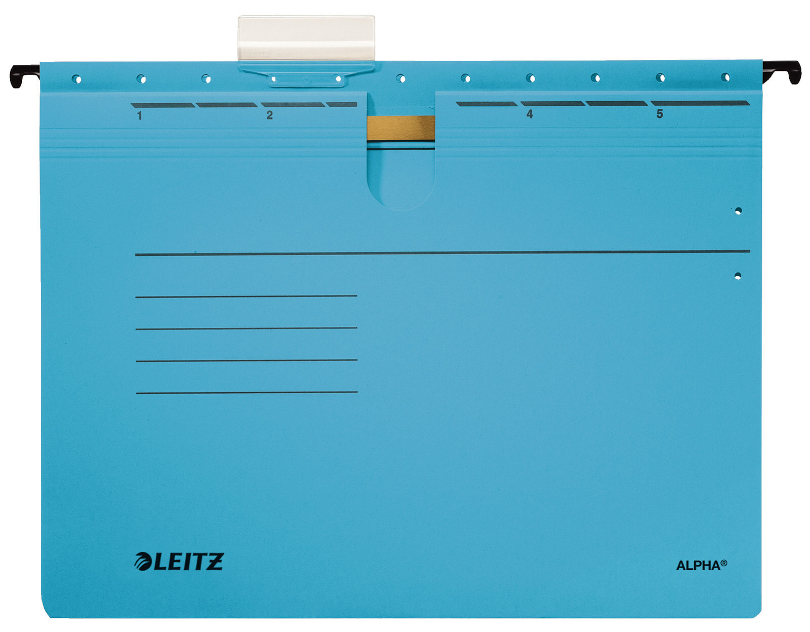 Leitz Alpha навесная папка A4 Картон, Металл Синий 5 шт 19843035