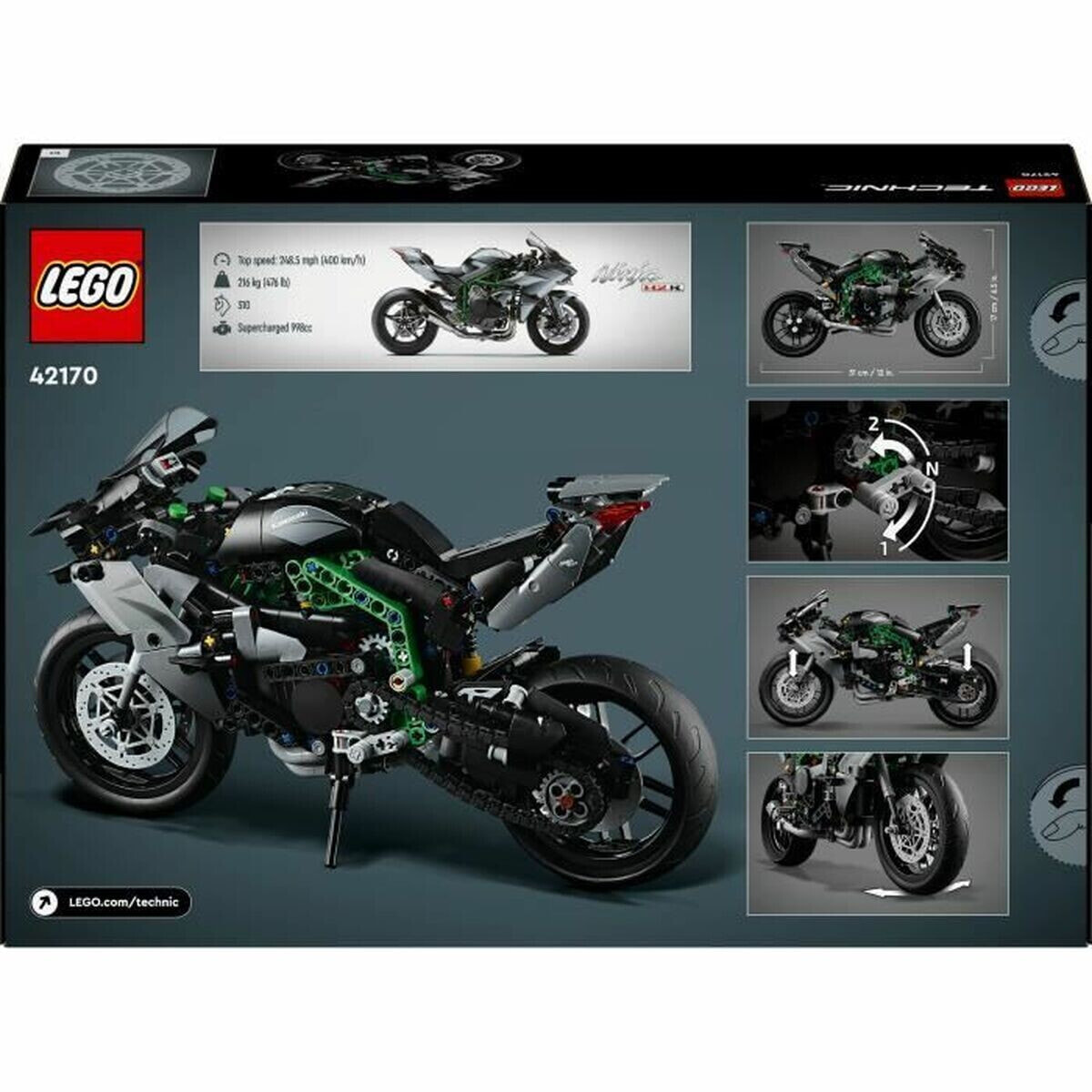 Кукольный дом Lego Technic 42170 Kawasaki Ninja H2R Lego купить от 13109  рублей в интернет-магазине MALL | Кукольные домики для девочек Lego