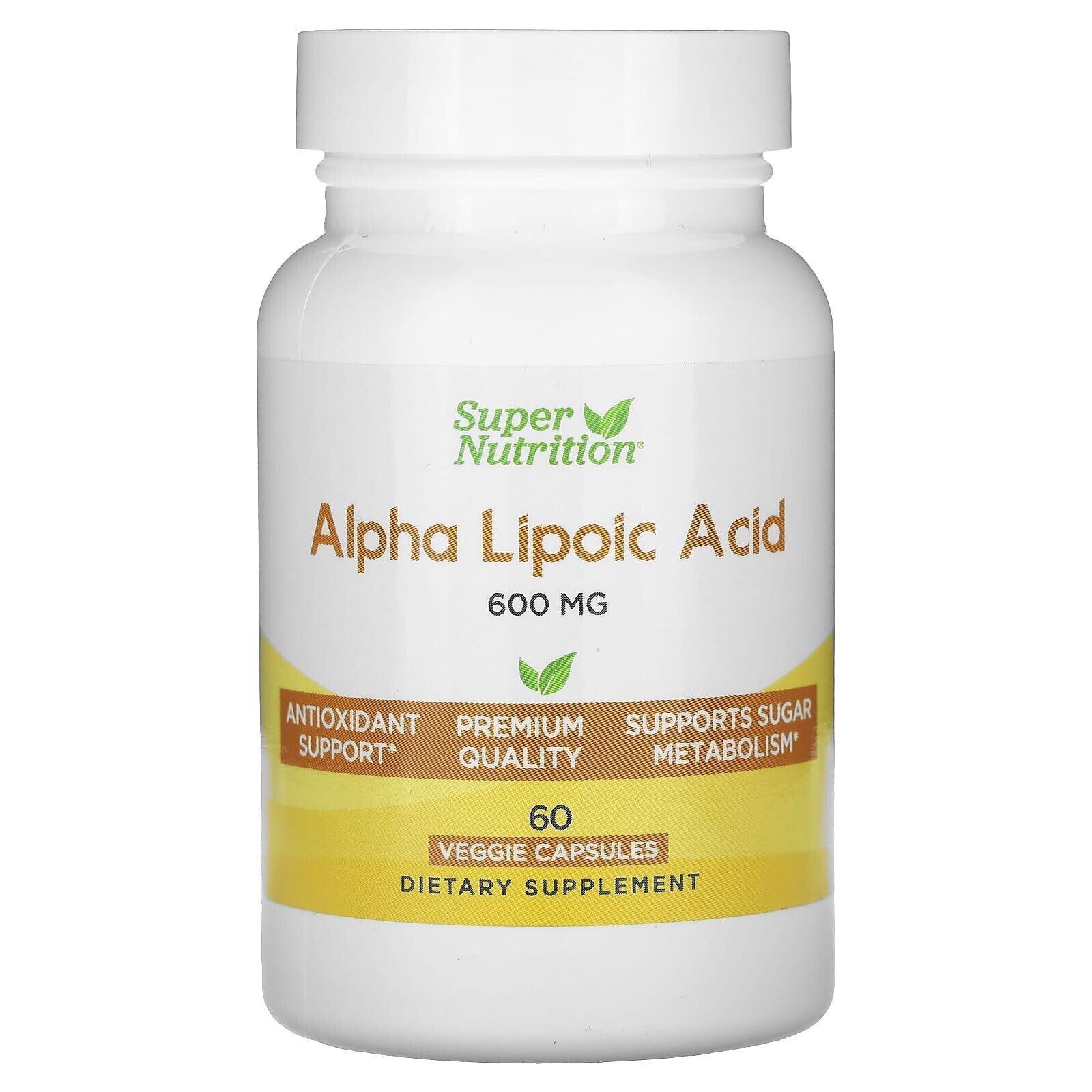 Alpha Lipoic Acid, 600 mg, 60 Veggie Capsules