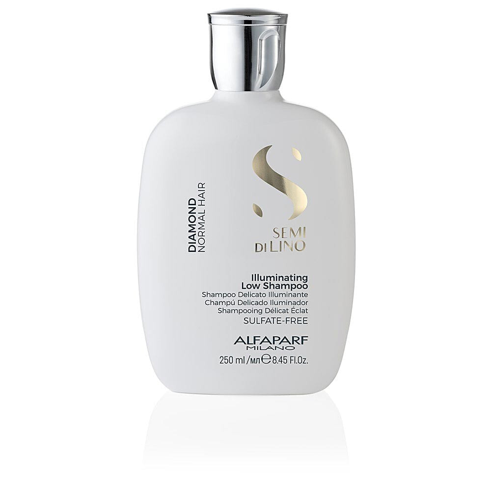 AlfaParf Semi di Lino Diamond Illuminating Low Shampoo Бессульфатный шампунь для блеска волос 250 мл