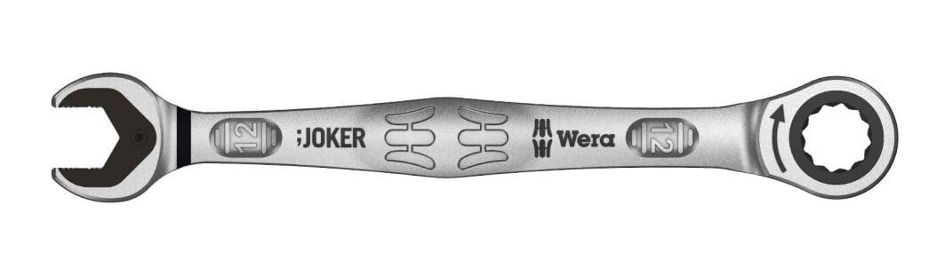 Wera Joker - 12 mm - Stainless steel - Chromium-molybdenum steel - Chrome - Matte - Germany