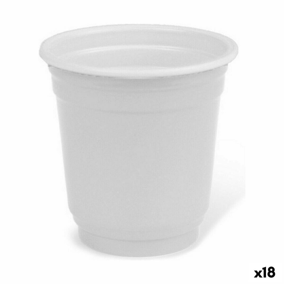 Набор рюмок Algon Многоразовая Белый Пластик 72 Предметы 50 ml (18 штук)