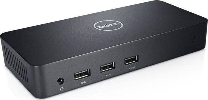 DELL 452-BBOO док-станция для ноутбука Проводная USB 3.2 Gen 1 (3.1 Gen 1) Type-A Черный