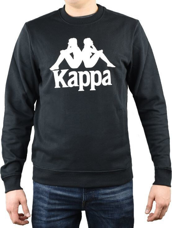Мужская спортивная кофта Kappa Kappa Sertum RN Sweatshirt 703797-19-4006 czarne XXL
