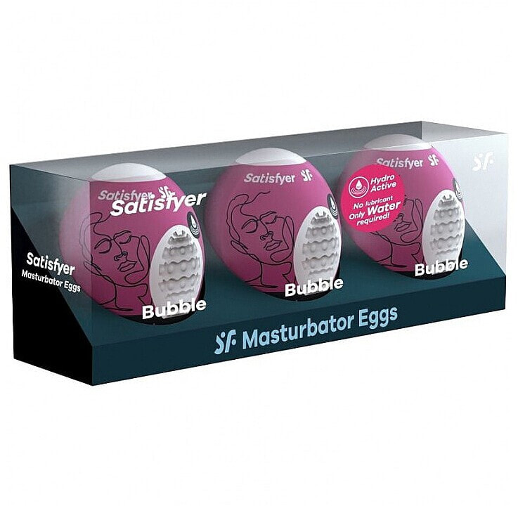 Spielzeugset für Paare - Satisfyer Masturbator Egg 3er Set Bubble