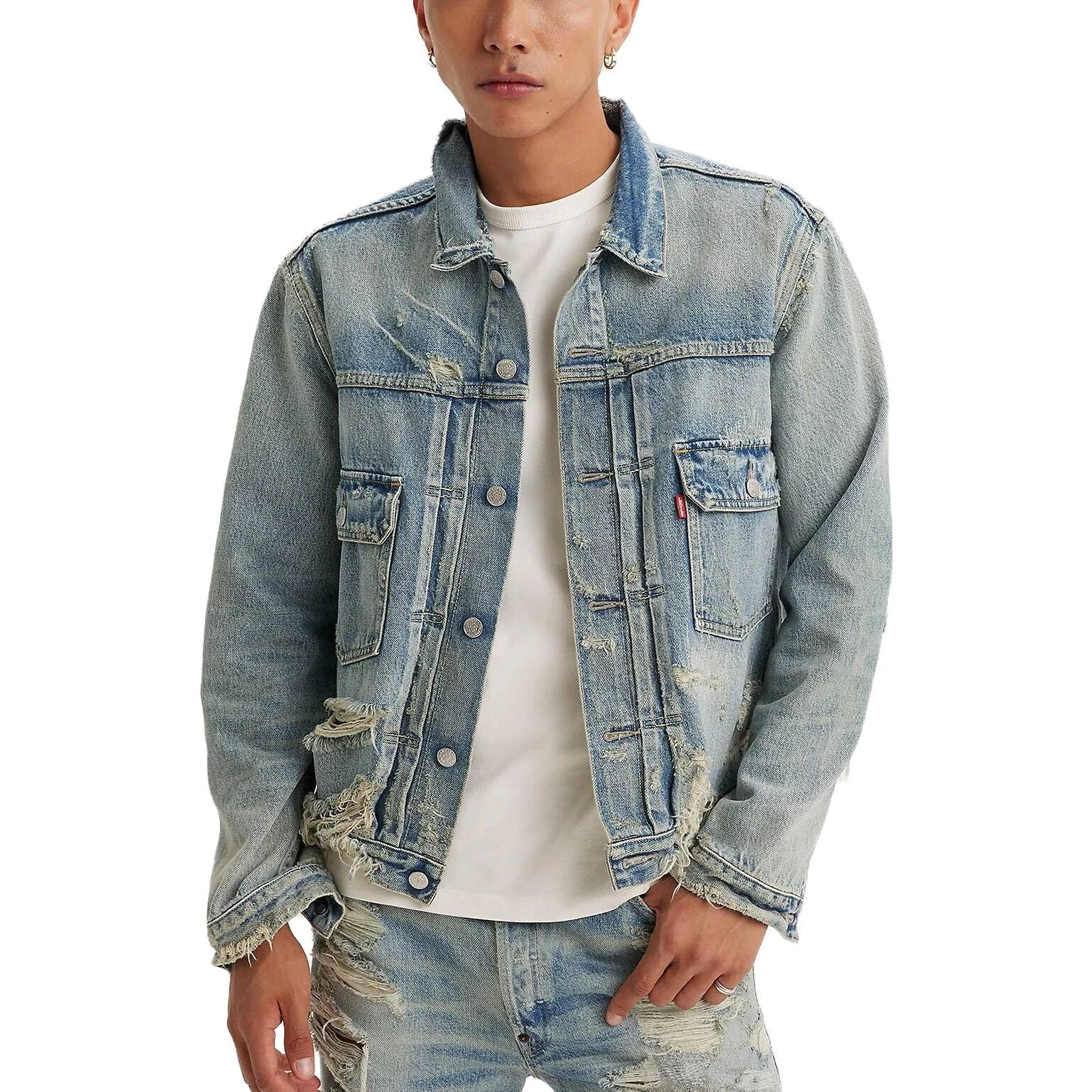Levis Denim Jackets Unisex Light Indigo