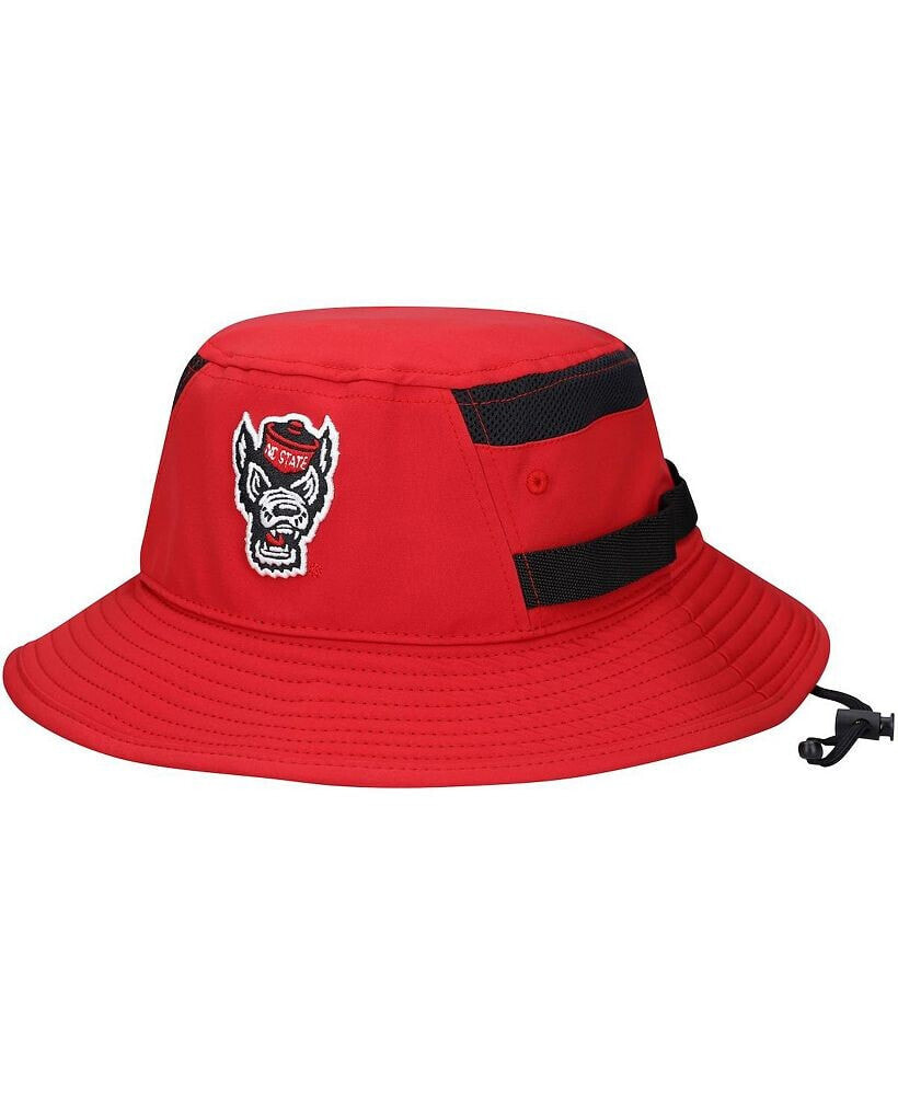 adidas men's Red NC State Wolfpack 2021 Sideline AEROREADY Bucket Hat