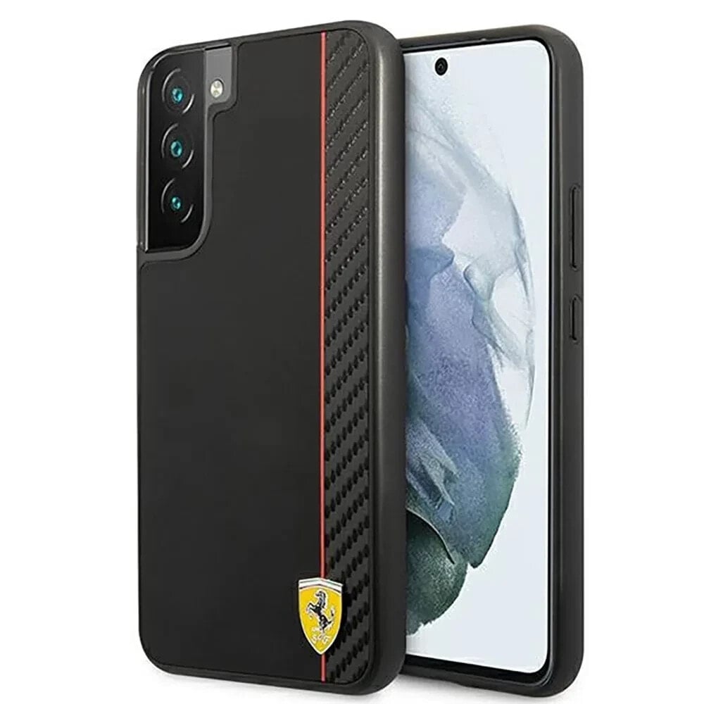 FERRARI S22+ S906 On Track Carbon Stripe phone case