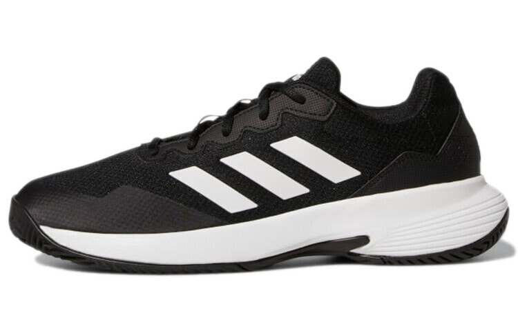 adidas Gamecourt 2.0 舒适耐磨网球鞋 黑白 / Обувь спортивная Adidas Gamecourt 2.0 GW2990