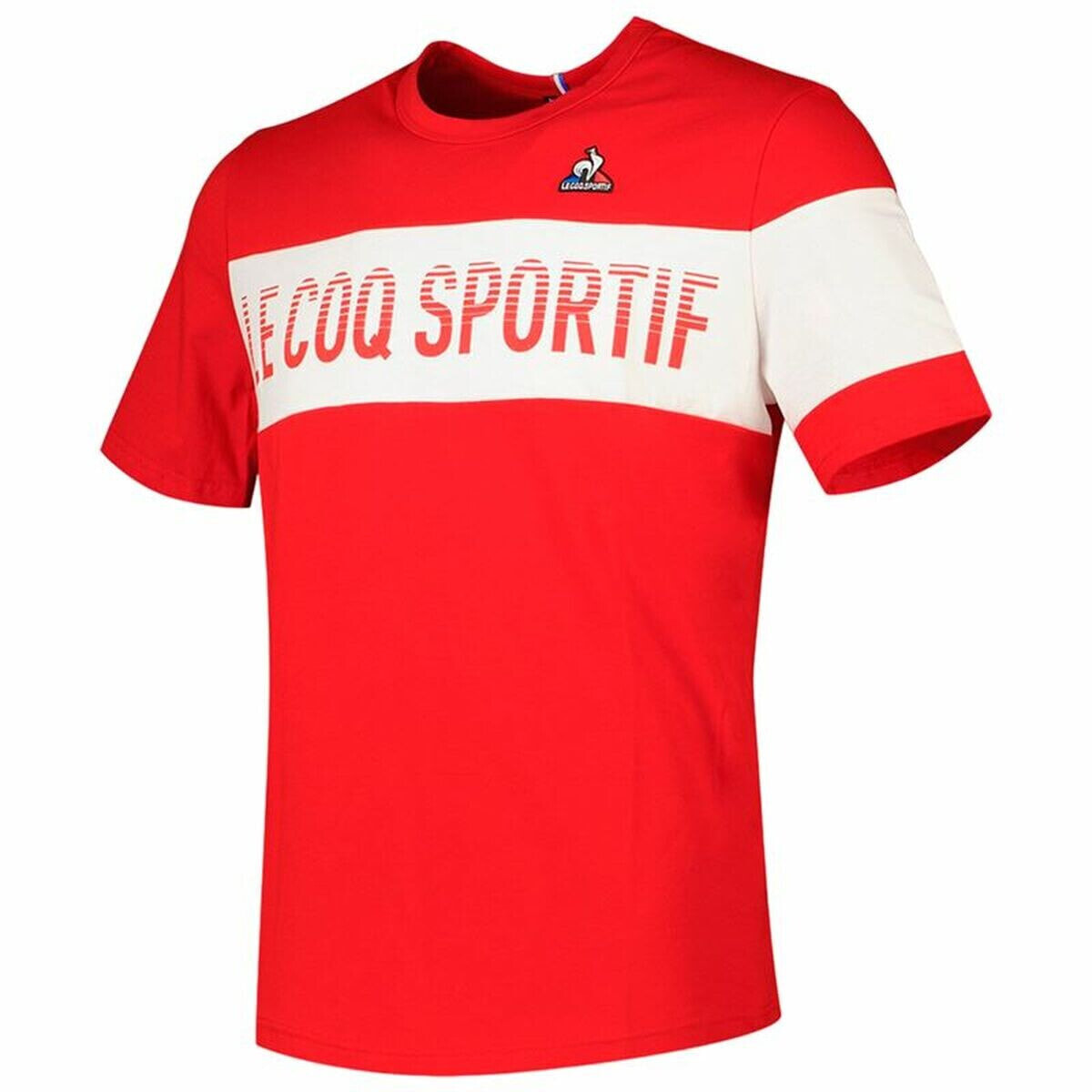 Unisex Short Sleeve T-Shirt Le coq sportif N°2 Red