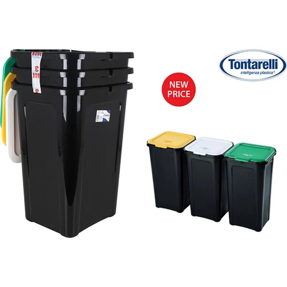 TONTARELLI Set 3 Coverline Juggage Cubes 44 L