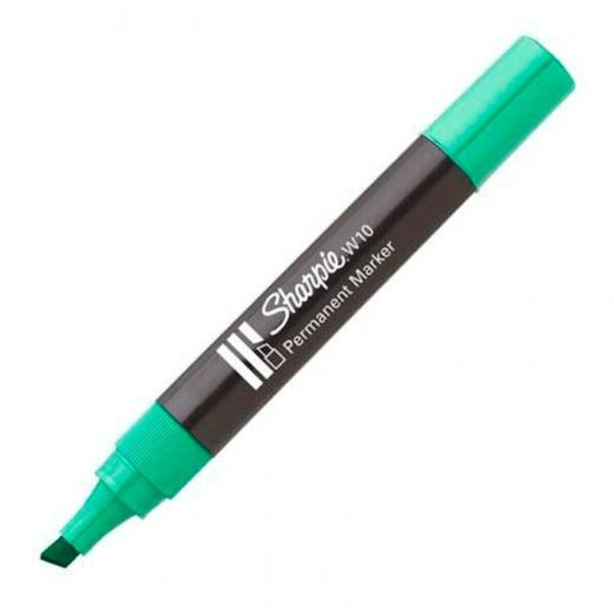 Постоянный маркер Sharpie W10 Зеленый 12 Предметы