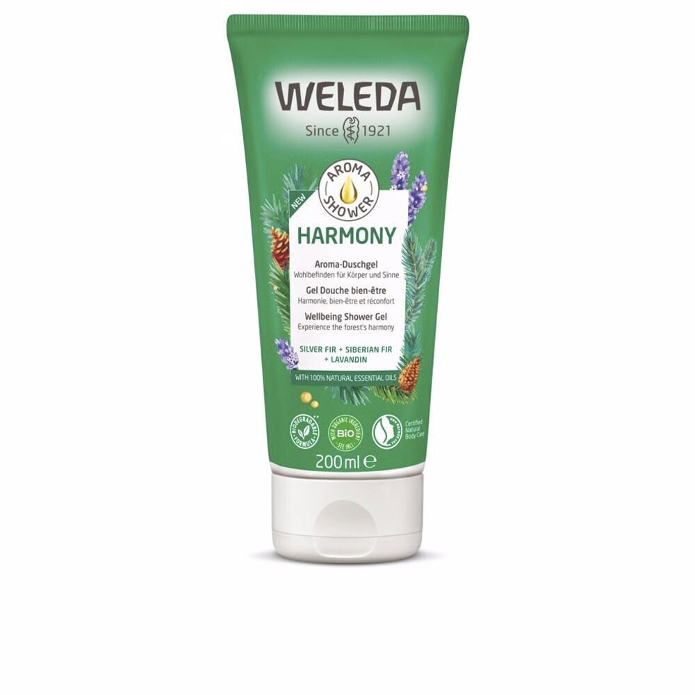 Weleda Aroma Shower Harmony Wellbeing Shower Gel Расслабляющий ароматический гель для душа 200 мл