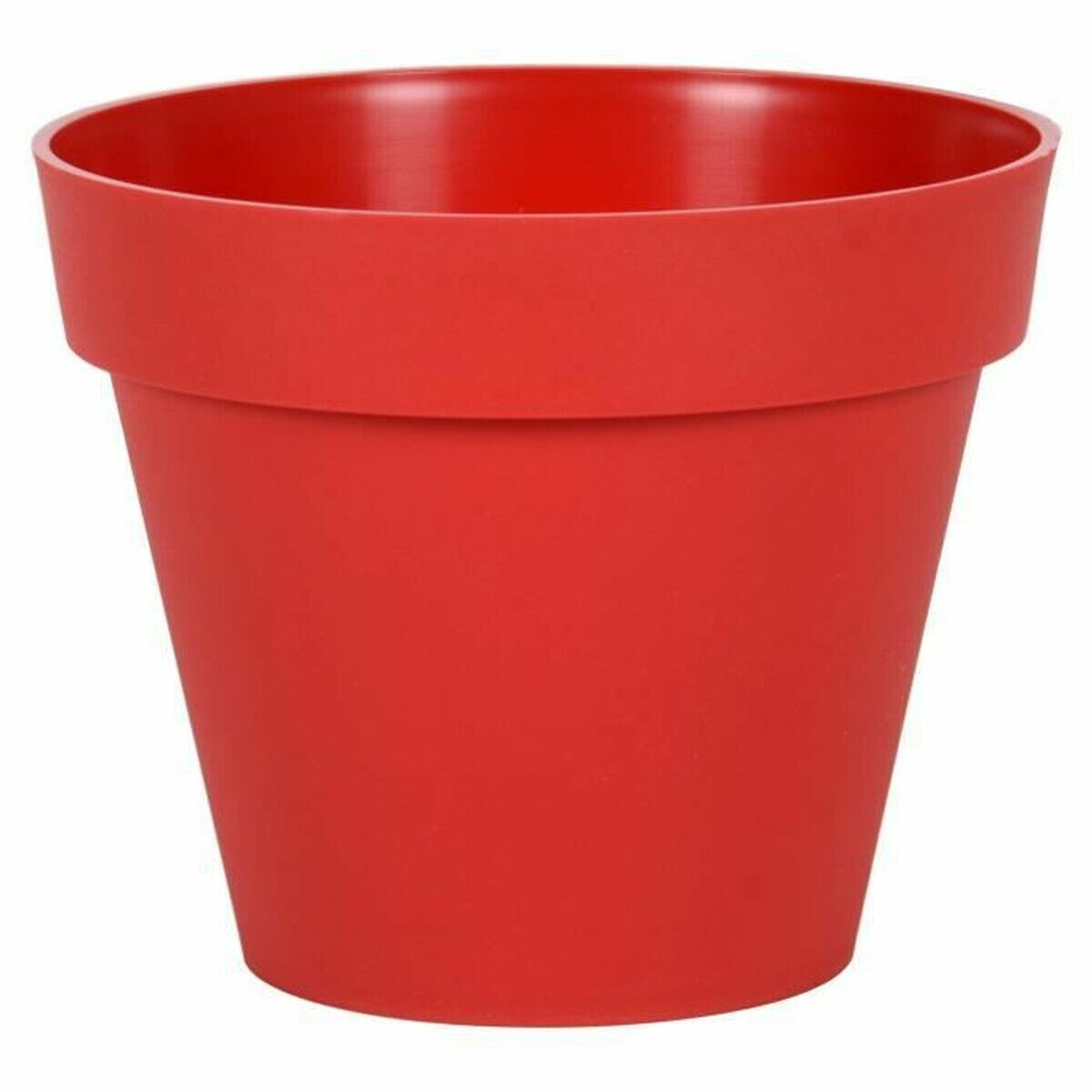 Plant pot EDA Tuscan Red polypropylene Circular Ø 30 x 26 cm