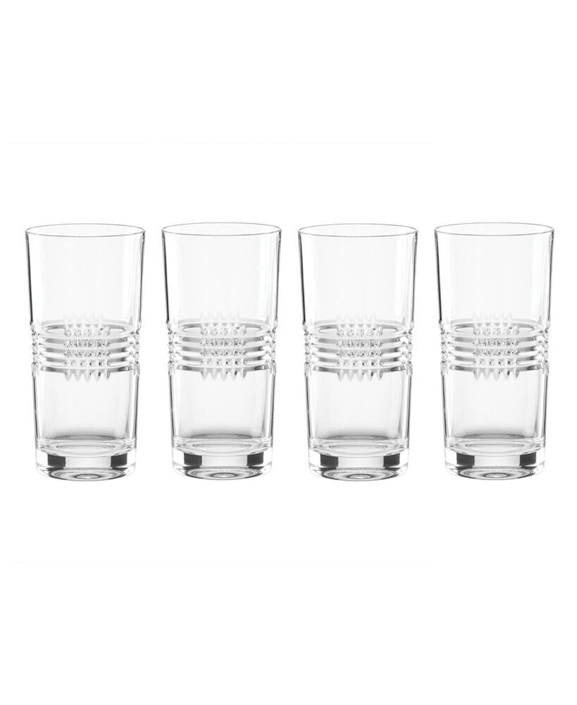 Reed & Barton sloane Highball Glasses, Set of 4