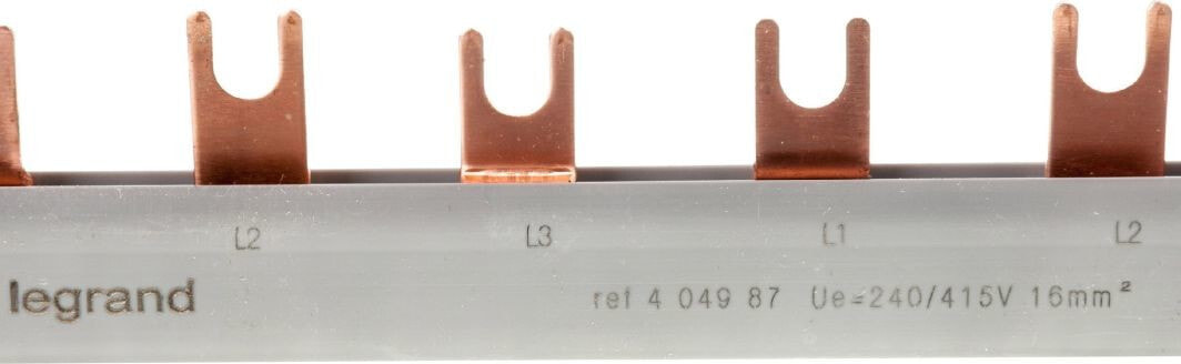 Legrand interconnection rail 16mm2 for devices with a width of 1.5 modules 3F R 300 (404987)