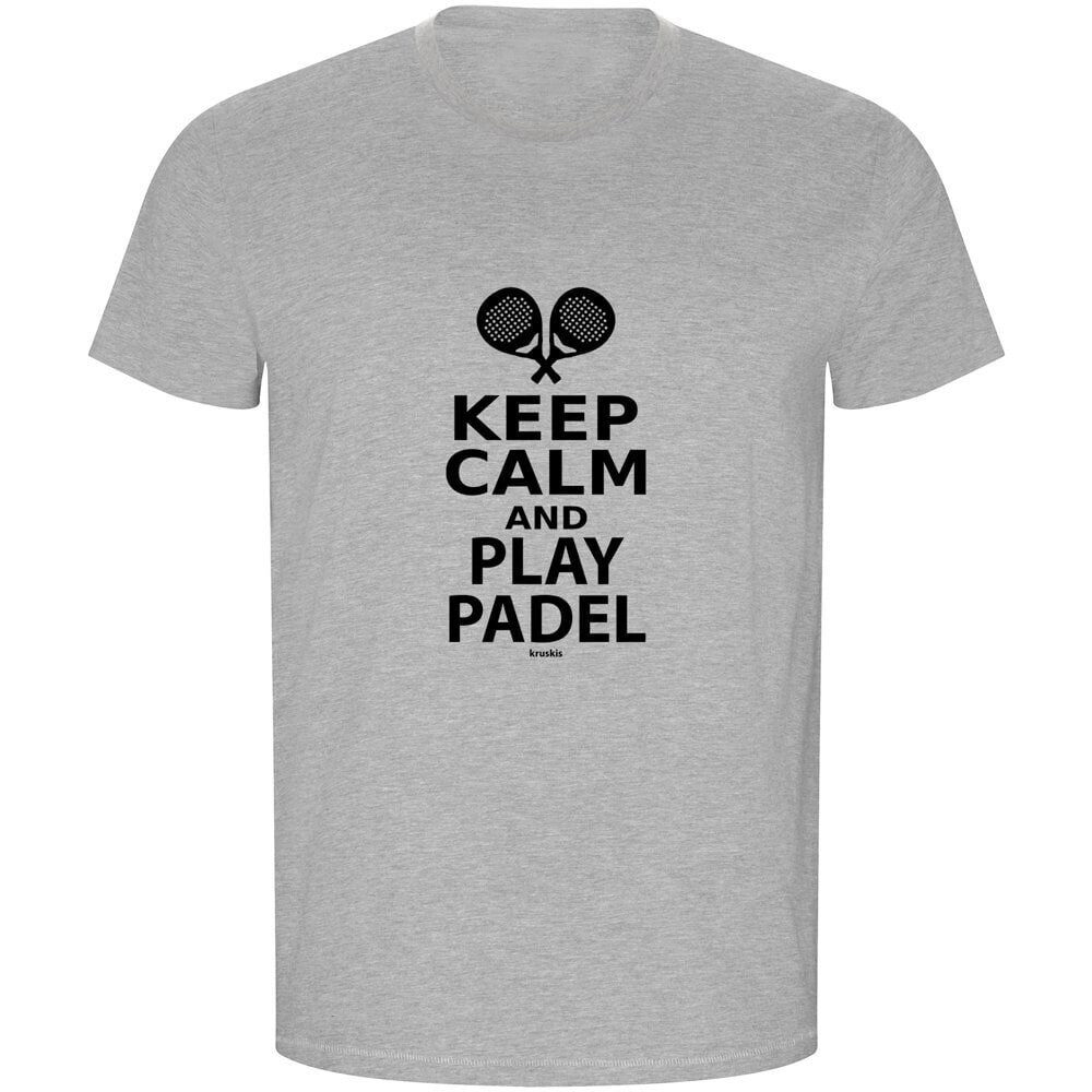 KRUSKIS Keep Calm And Play Padel ECO Short Sleeve T-Shirt